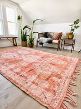 Salima // 9'6" x 6' - Vintage Rug at Petrichor Vintage Co.