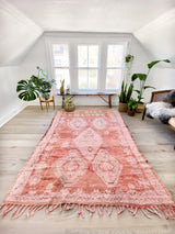 Salima // 9'6" x 6' - Vintage Rug at Petrichor Vintage Co.
