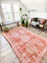 Salima // 9'6" x 6' - Vintage Rug at Petrichor Vintage Co.