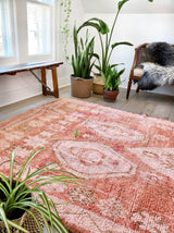 Salima // 9'6" x 6' - Vintage Rug at Petrichor Vintage Co.