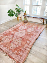 Salima // 9'6" x 6' - Vintage Rug at Petrichor Vintage Co.