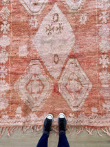 Salima // 9'6" x 6' - Vintage Rug at Petrichor Vintage Co.