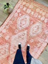 Salima // 9'6" x 6' - Vintage Rug at Petrichor Vintage Co.