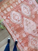 Salima // 9'6" x 6' - Vintage Rug at Petrichor Vintage Co.