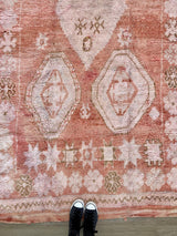 Salima // 9'6" x 6' - Vintage Rug at Petrichor Vintage Co.