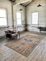 Antique Caucasian Soumak Area Rug