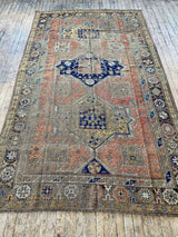 Antique Caucasian Soumak Area Rug