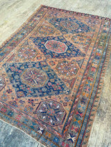 Antique Caucasian Area Rug
