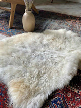 organic sheepskin rug - soft blonde