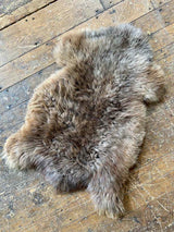 organic sheepskin rug - fluffy auburn