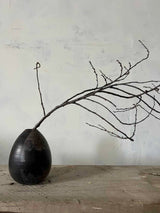 Small Raku Fired Ceramic Vase