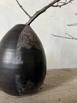 Small Raku Fired Ceramic Vase