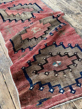 Vintage Turkish runner rug
