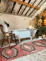 Vintage Turkish runner rug