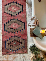 Vintage Turkish runner rug