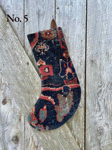 Antique Rug Christmas Stocking