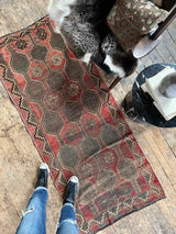 Vintage Persian runner rug