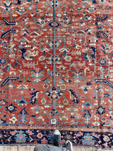antique Persian area rug