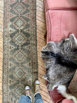 Vintage Persian Runner Rug Sustainable Luxury Home Decor