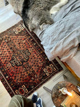 Vintage Persian accent rug