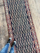 Antique Persian runner rug