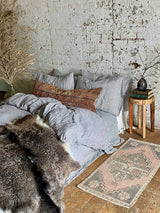 Vintage Turkish Tiny Accent Rug