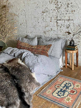 Vintage Turkish Tiny Accent Rug