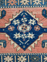 Vintage Turkish Tiny Accent Rug