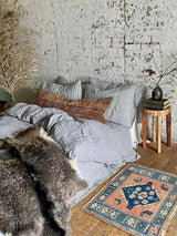 Vintage Turkish Tiny Accent Rug