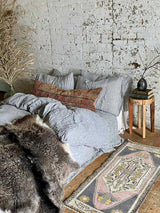 Vintage Turkish Tiny Accent Rug