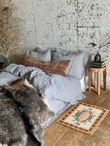 Vintage Turkish Tiny Accent Rug