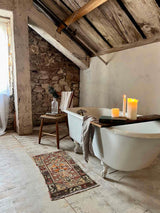 Vintage Turkish Tiny Accent Rug