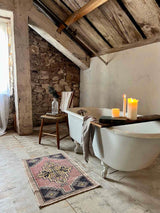 Vintage Turkish Tiny Accent Rug