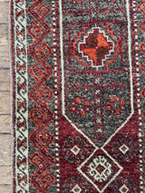 Vintage Turkish Tiny Accent Rug