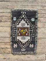 Vintage Turkish accent rug