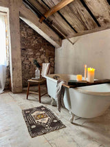 Vintage Turkish accent rug