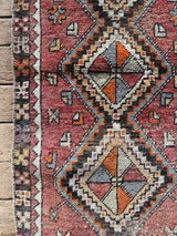 Vintage Turkish accent rug