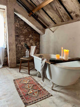 Vintage Turkish accent rug