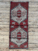 Vintage Turkish accent rug