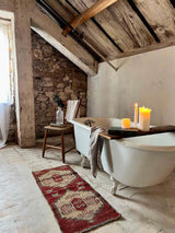 Vintage Turkish accent rug