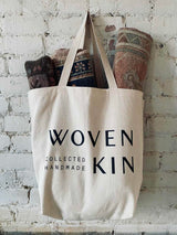 Woven Kin recycled cotton tote