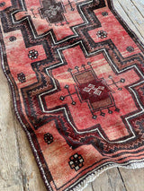Vintage Persian runner rug