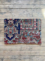 Vintage Rug Pillow Cover Sustainable Home Decor