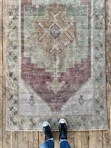 Vintage Turkish area rug