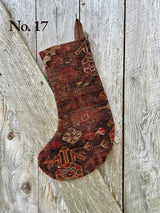 Antique Rug Christmas Stocking