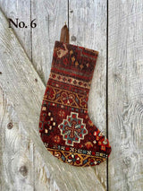 Antique Rug Christmas Stocking