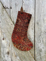 Antique Rug Christmas Stocking