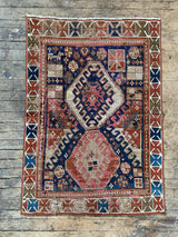 Antique Caucasian Area Rug