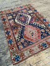 Antique Caucasian Area Rug