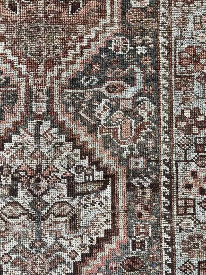 antique Persian accent rug sustainable home decor at Woven Kin Home